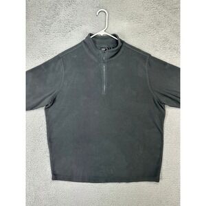 DDX Dri Duck Sweater Adult XL Grey Fleece Quarter Zip Pullover Sweatshirt‎ Mens